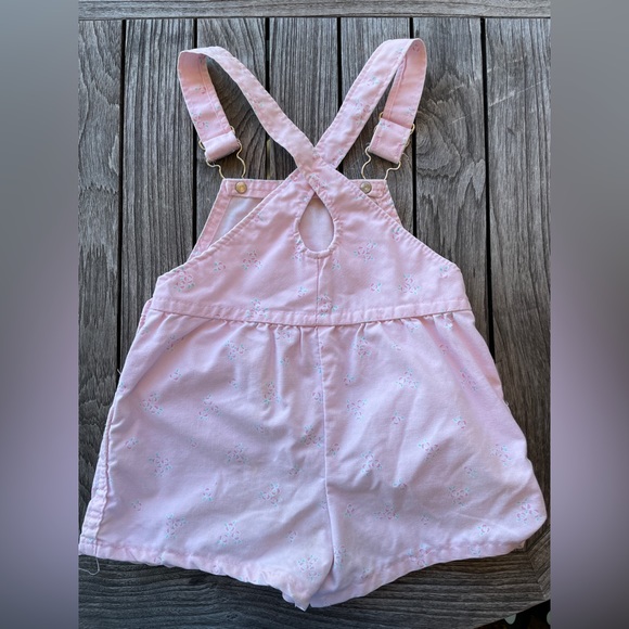 Blush Pink Vintage Oshkosh Shortalls - Picture 2 of 3